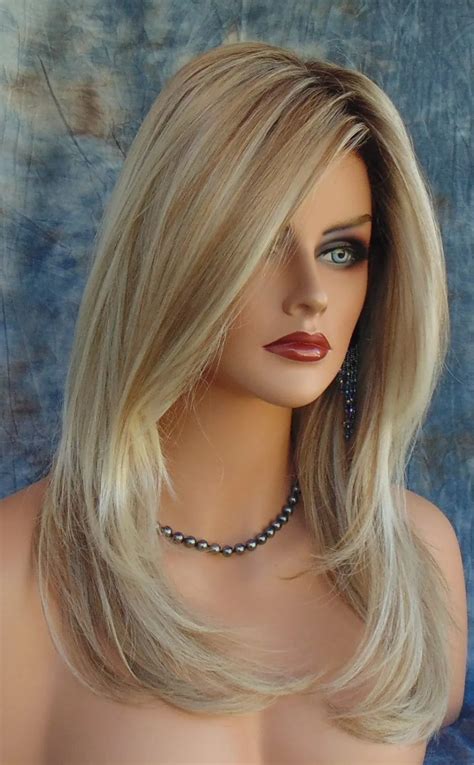 blonde long wig|long blonde wigs for women.